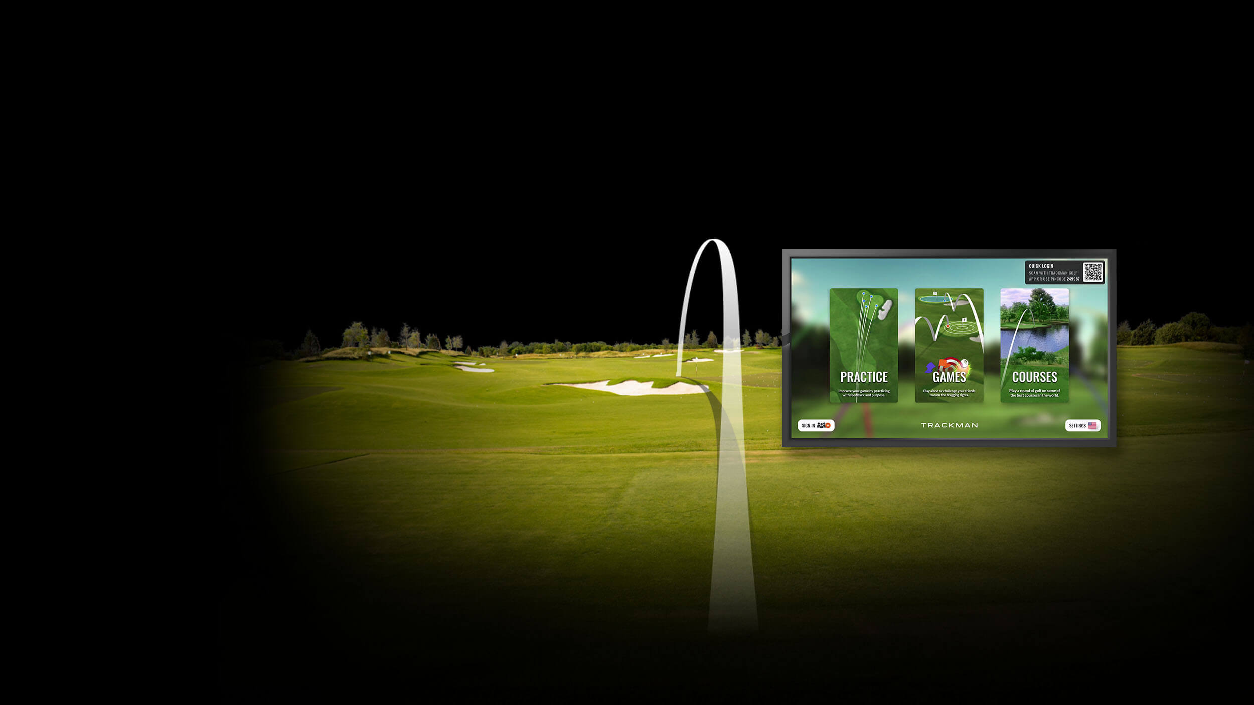 Trackman Golf Driving Range Technology