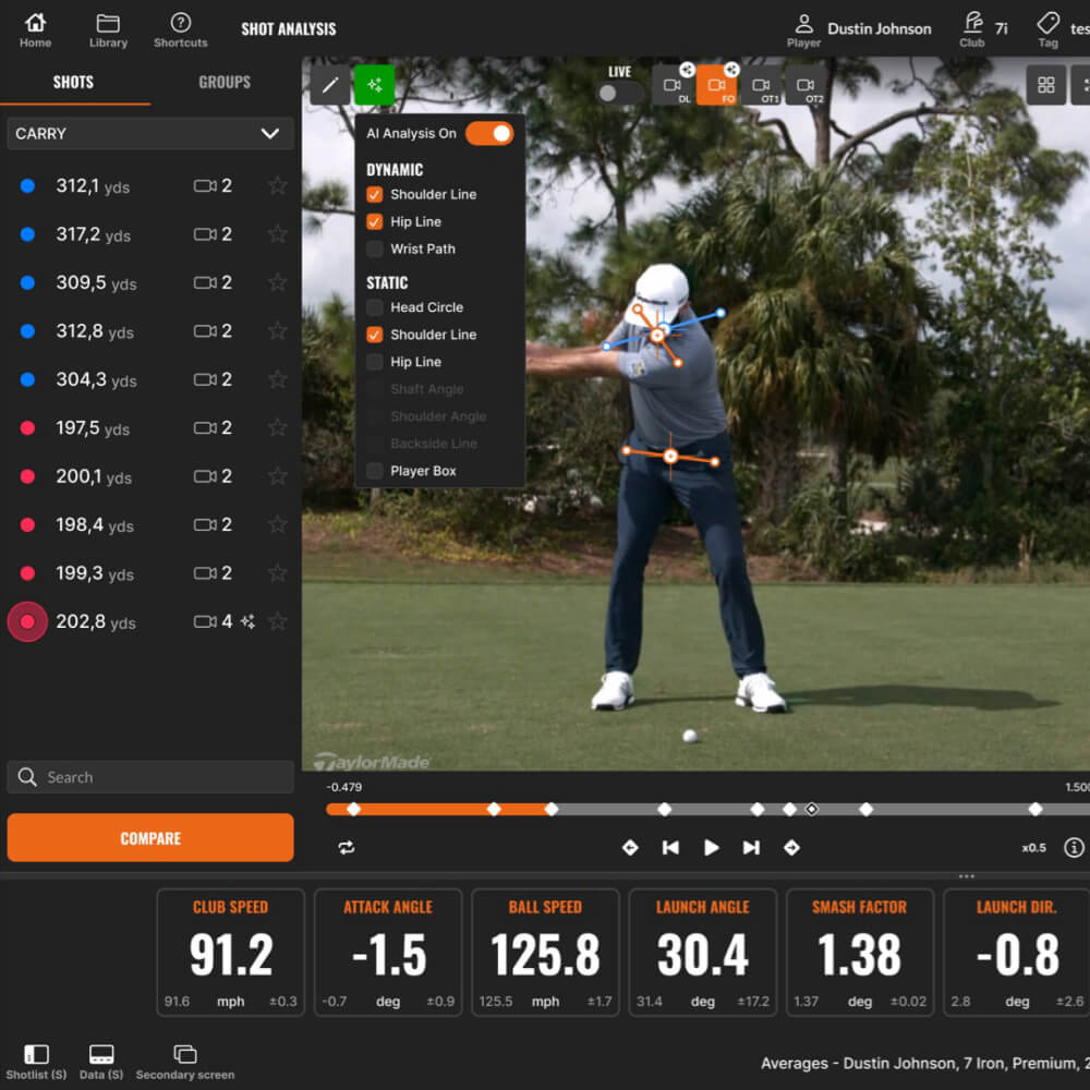 Trackman Golf Performance Software and Simulator
